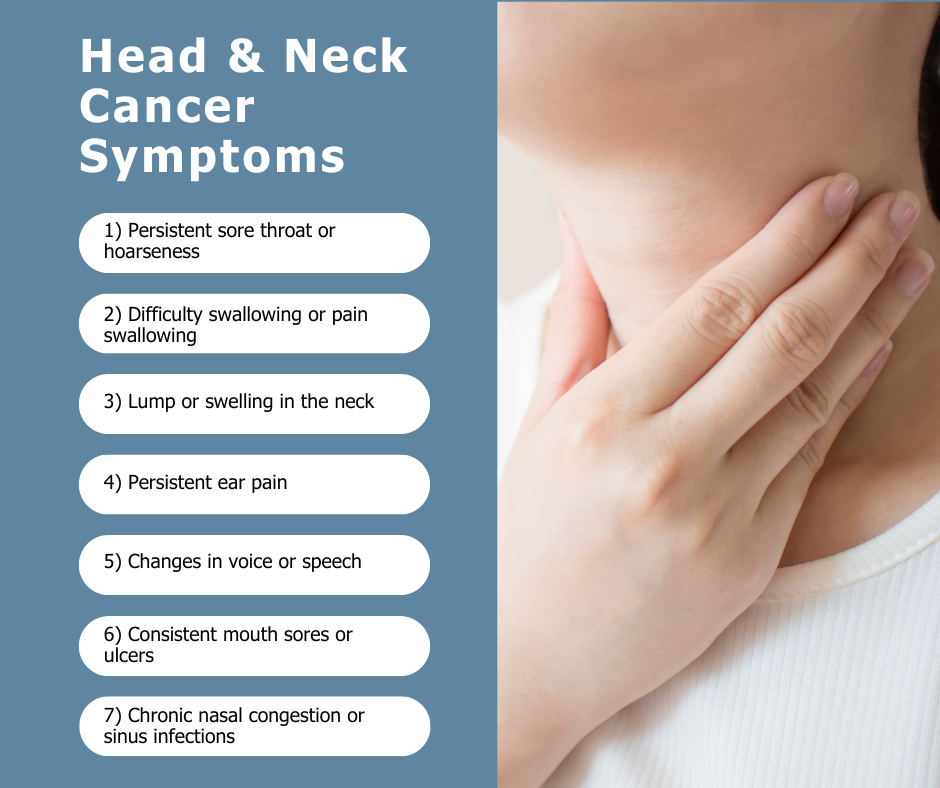 Head and neck cancer symptoms